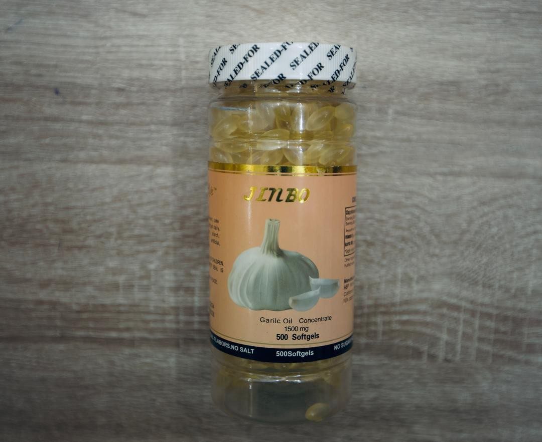 Garlic oil concentrated soft gels