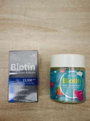 Biotin (a B‑vitamin) Combined With Collagen & Keratin