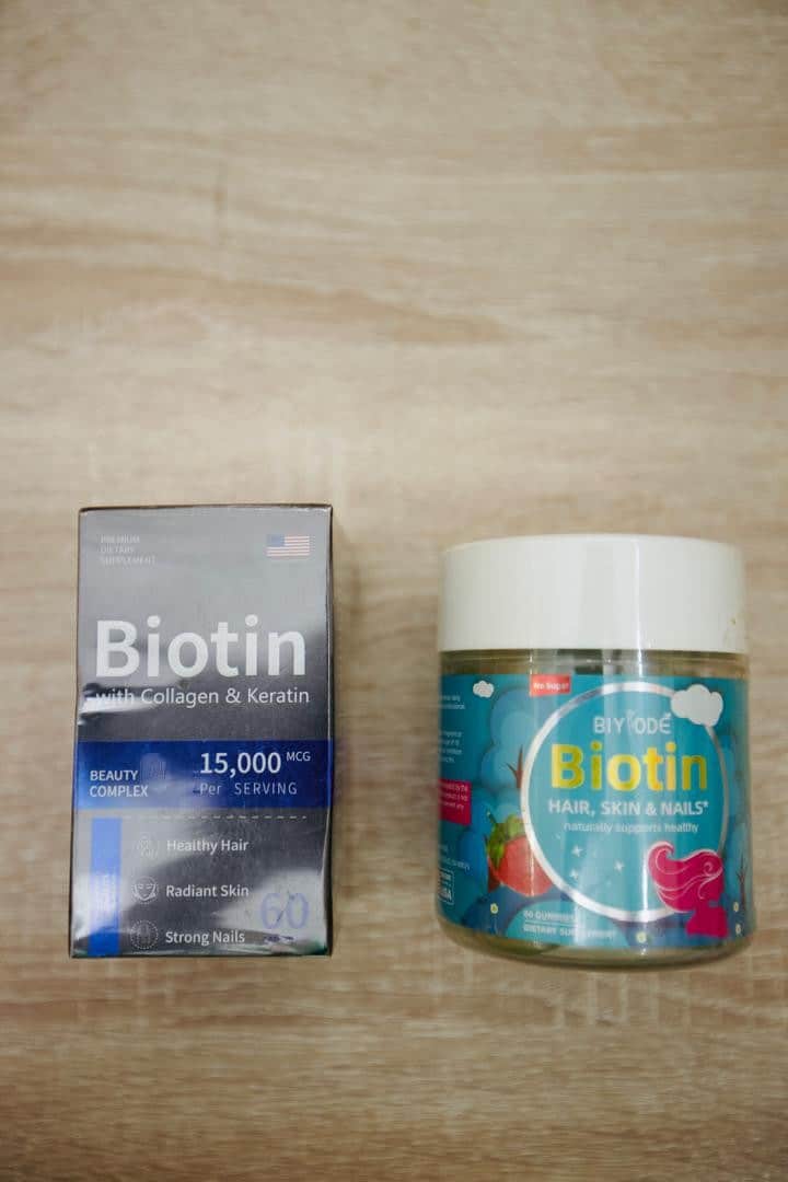 Biotin (a B‑vitamin) Combined With Collagen & Keratin